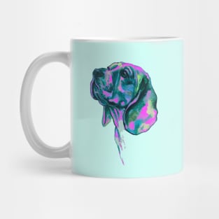 Neon Dog. Mug